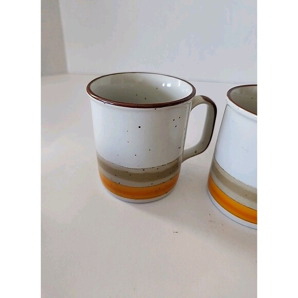 Lunch Mates Mug Cultural Collection Sunset Pattern Made In Japan Set Of 3 - Picture 2 of 5